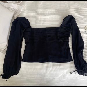 Abercrombie Black Blouse